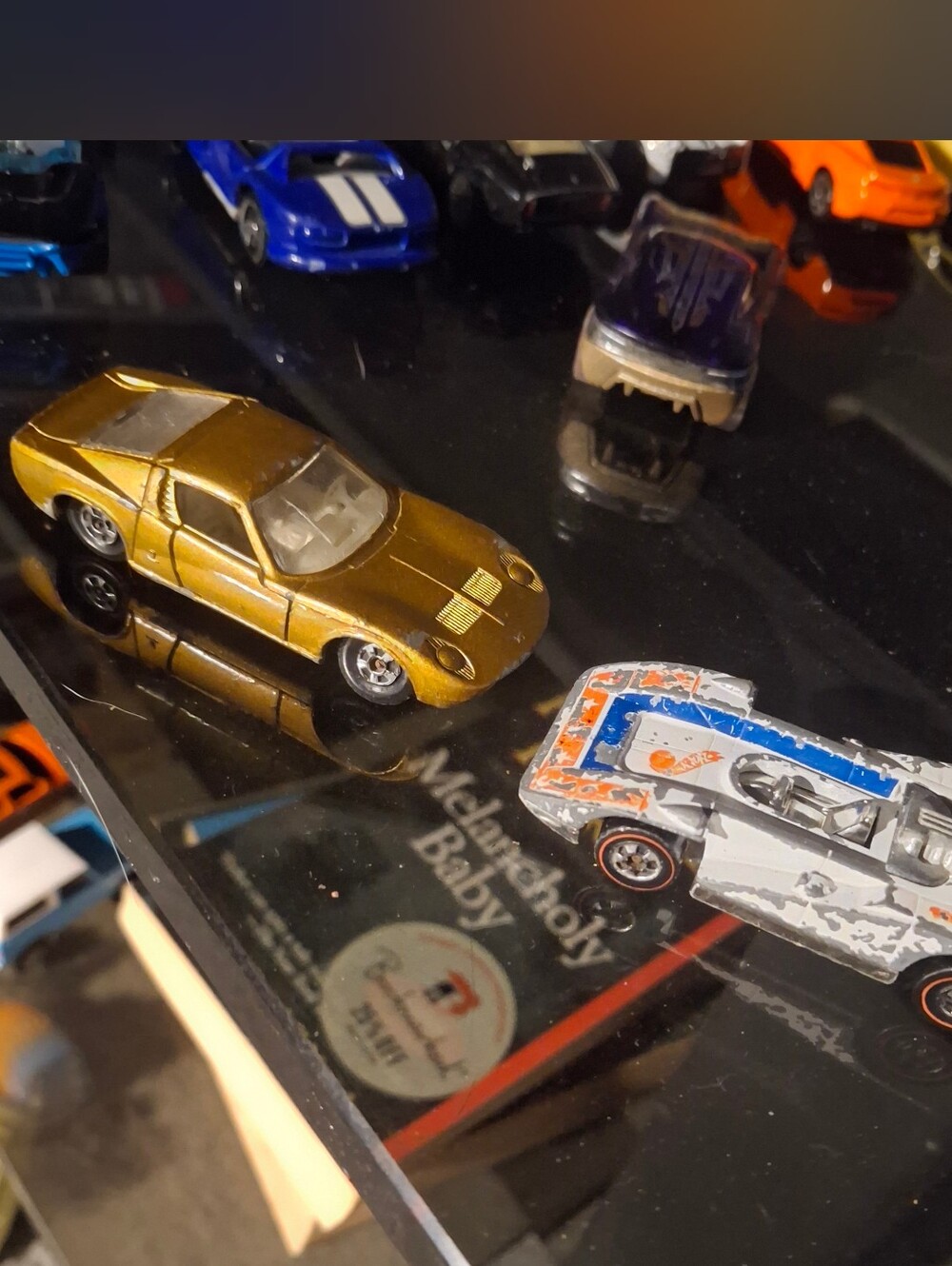 2 VINTAGE HOT WHEELS, RED LIME